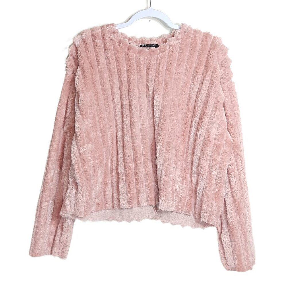 Zara Pink Crew Neck Sweater